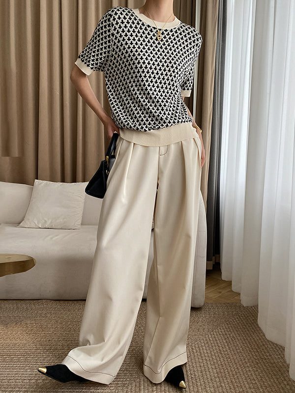 Vera Odette Houndstooth Top
