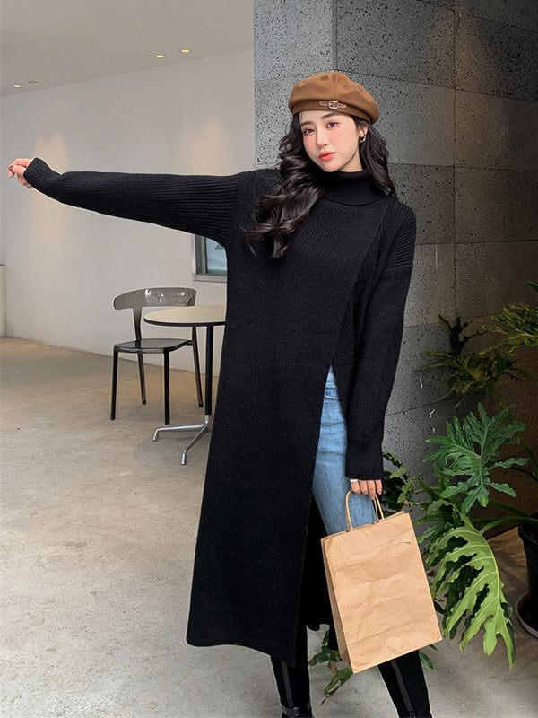 Vera Solenne High-Neck Sweater