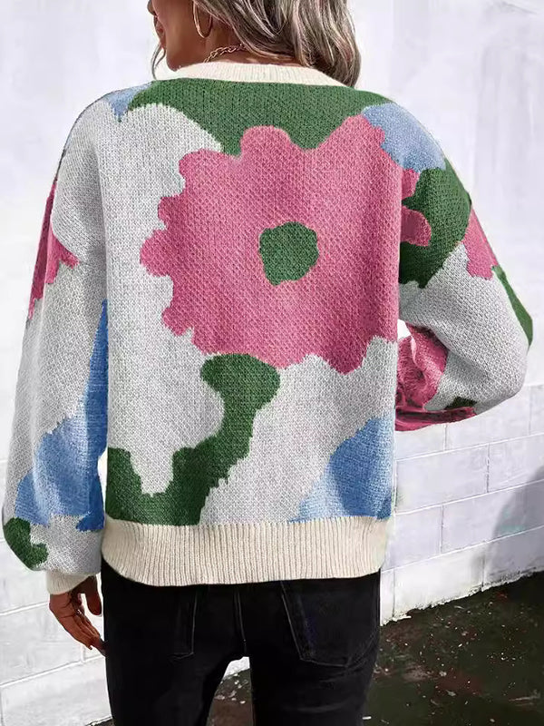 Vale Marisol Floral Sweater