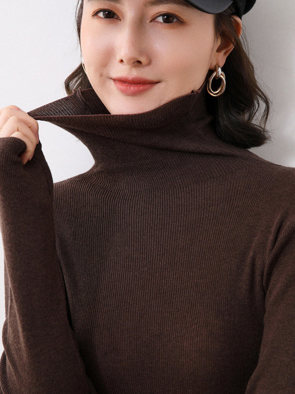 Vera Elin High-Neck Pullover