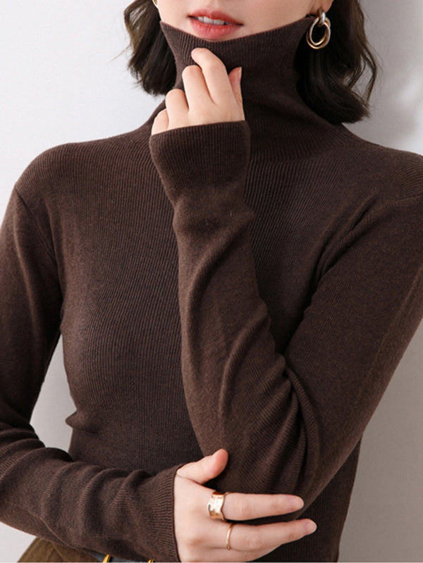 Vera Elin High-Neck Pullover