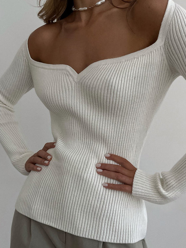 Vale Selene Square-Neck Sweater