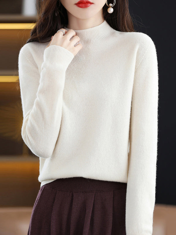 Vera Luxe High-Neck Sweater