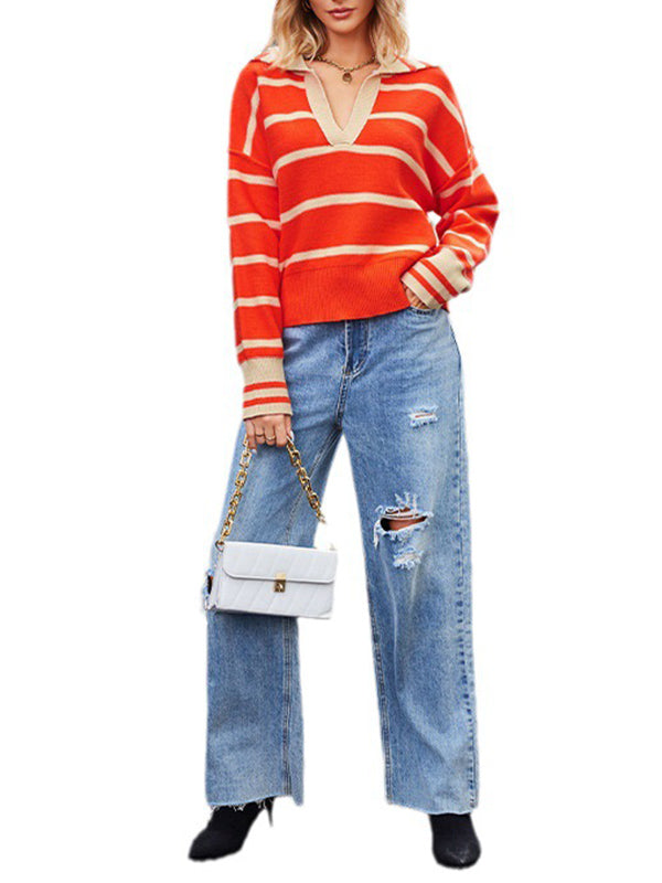 Vera Camille Striped Sweater