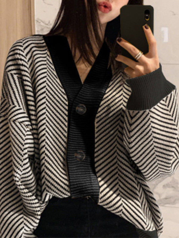 Vera Harmony Contrast Cardigan