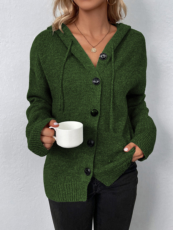Vale Shelter Hooded Cardigan