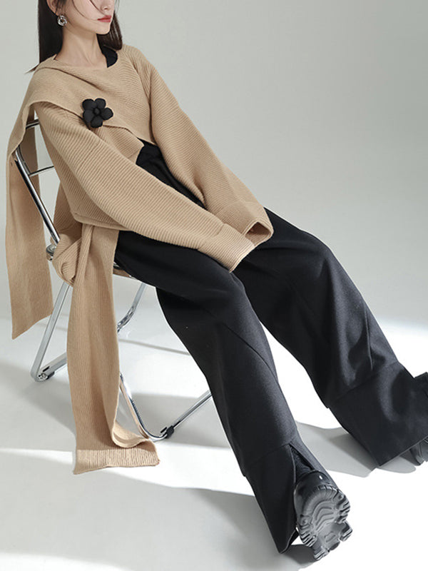 Vera Bloom Asymmetric Cardigan