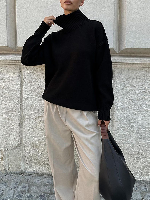 Vale Aurelle High-Neck Sweater