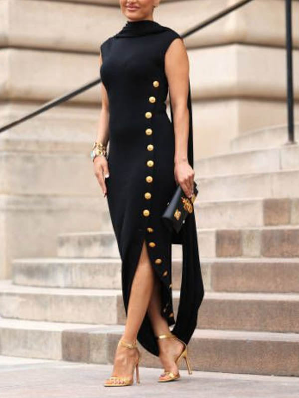 Vera Silhouette Flow Maxi Dress