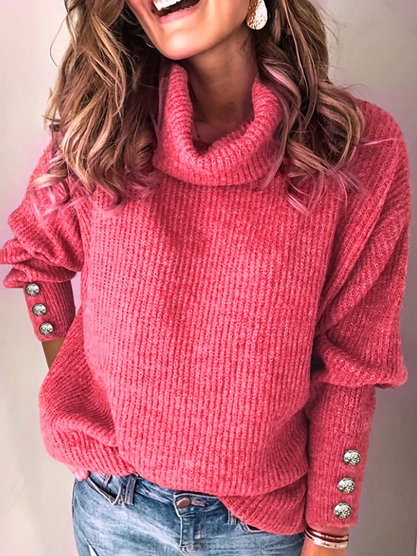 Vale Buttoned Charm Sweater