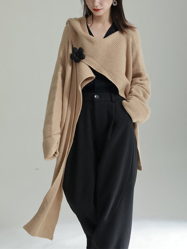 Vera Bloom Asymmetric Cardigan