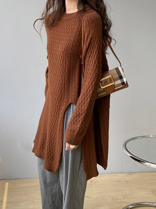 Vale Mireya Split-Side Sweater