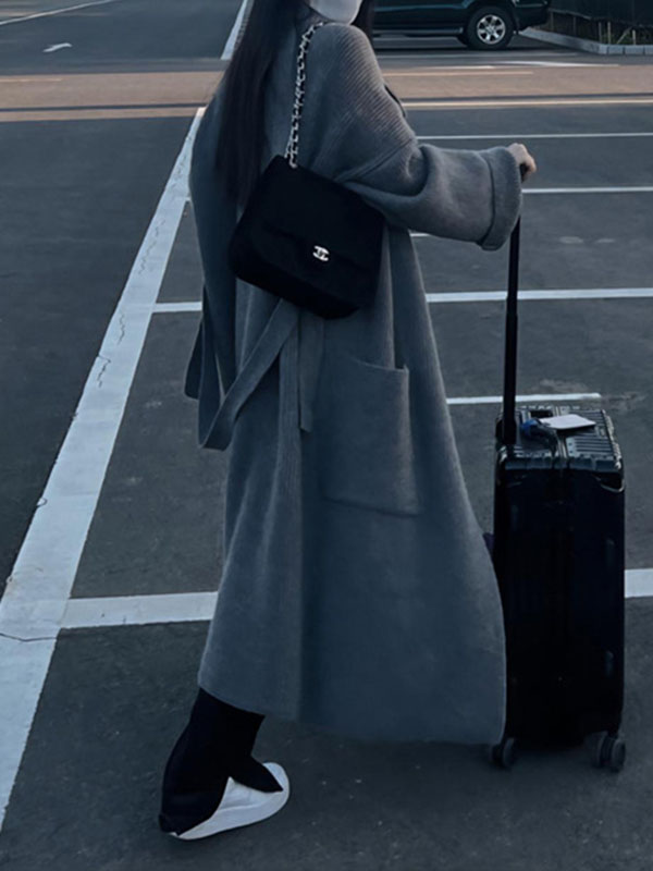 Vale Marais Wool Drape Coat