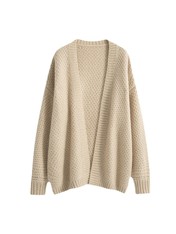 Vera Elise Collarless Cardigan