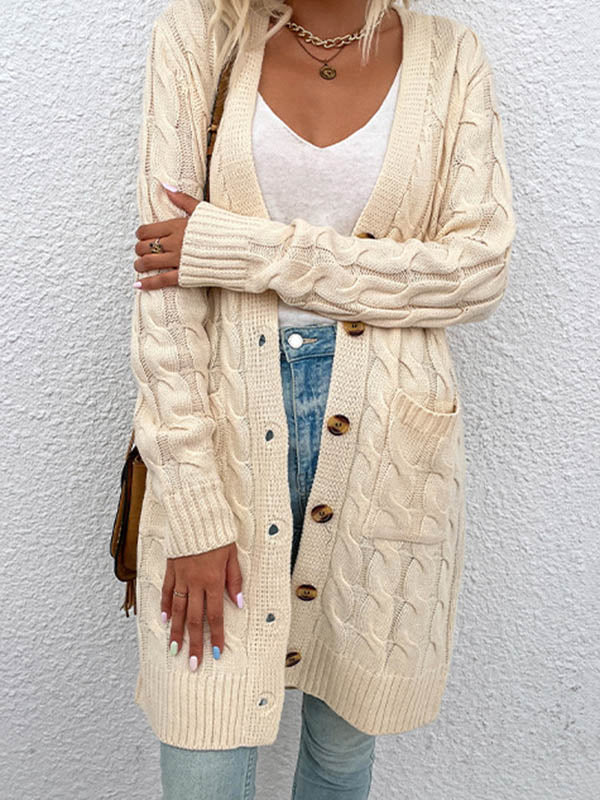 Vale Knit Jacquard Cardigan