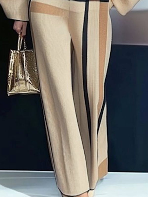 Vale Marais Striped Palazzo Trousers