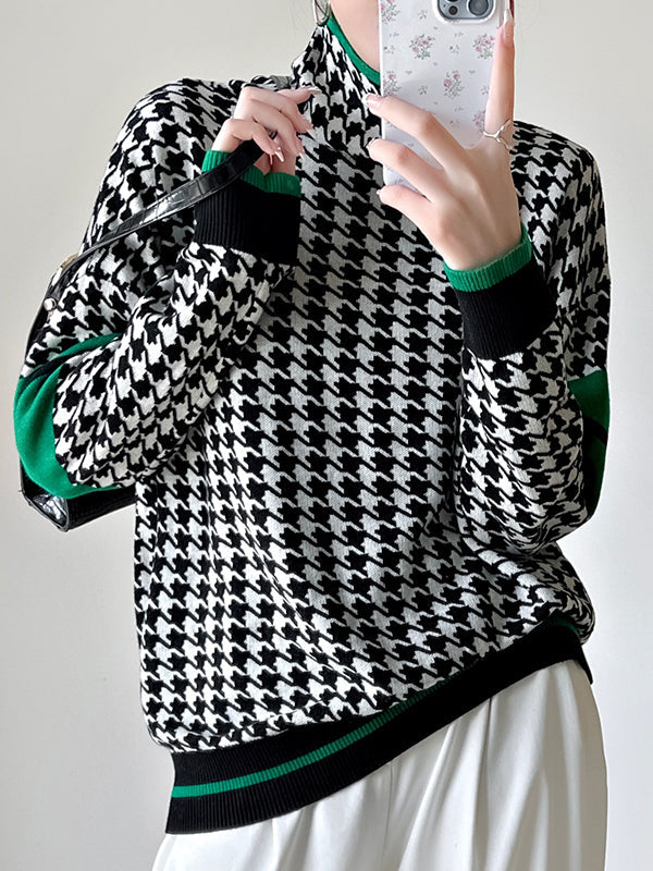 Vera Harlow Houndstooth Sweater