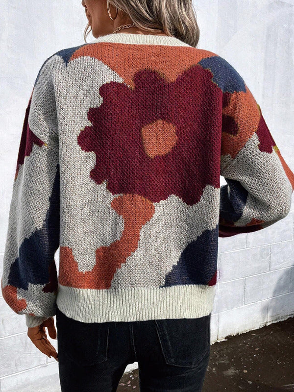 Vale Marisol Floral Sweater