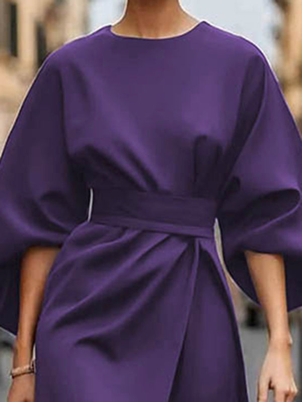 Vale Élise Pleated Midi Dress