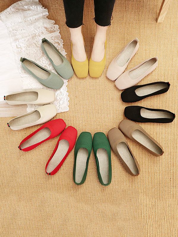 Vera Lumi Knit Flats