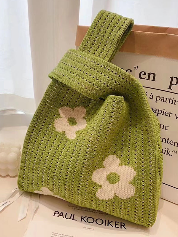 Vale Fiore Knit Handbag