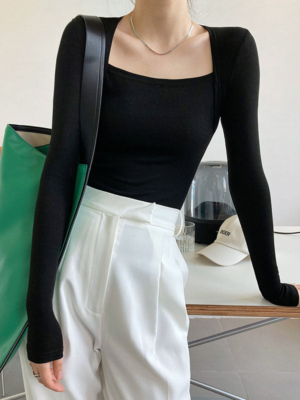 Vera Liora Square-Neck Top