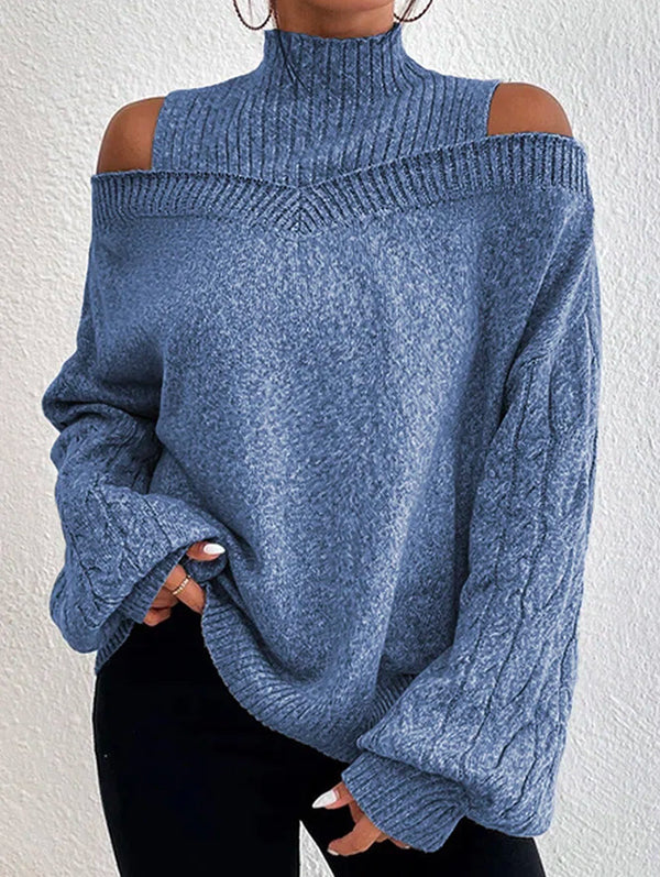 Vera Solina Cold-Shoulder Sweater