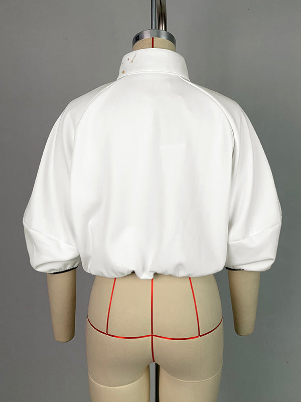 Vale Seraphine Puff-Sleeve Outerwear