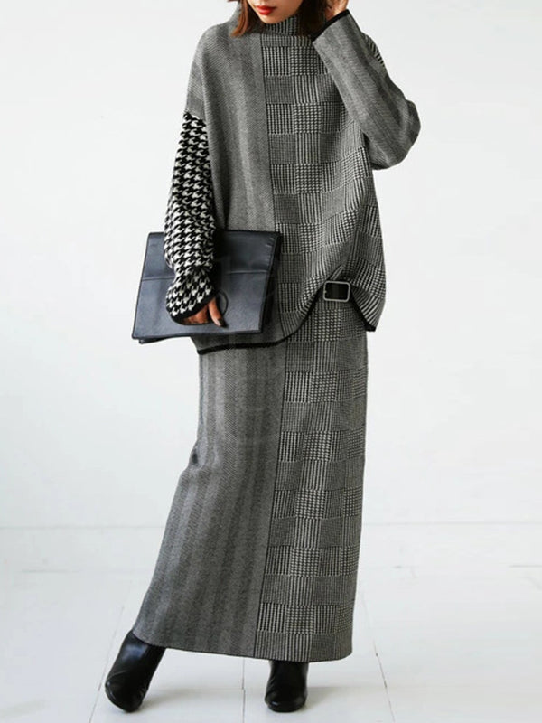 Vera Elowen Checked Luxe Knit