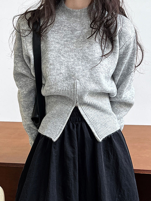 Vale Modern Ease Zip Sweater