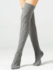Vale Cozy Jacquard Knit Stockings