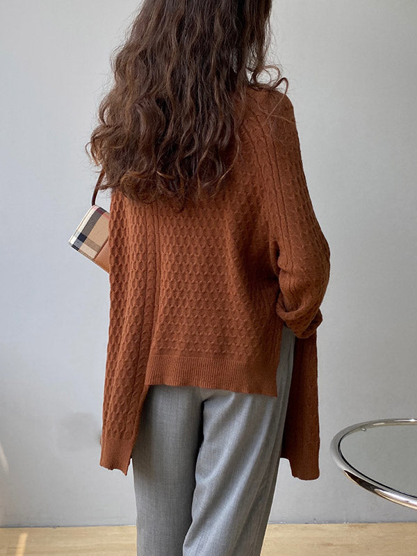 Vale Mireya Split-Side Sweater