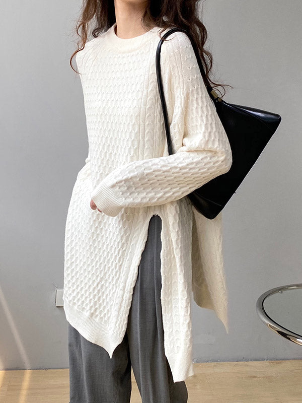 Vale Mireya Split-Side Sweater