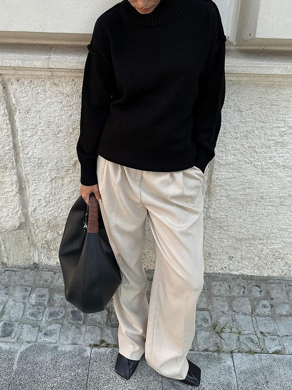 Vale Aurelle High-Neck Sweater