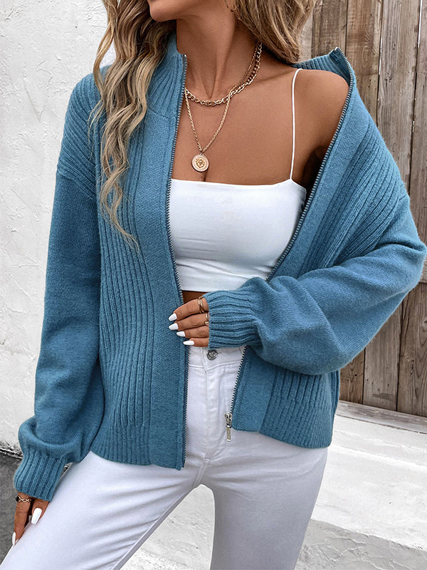 Vera Zora Zip Cardigan
