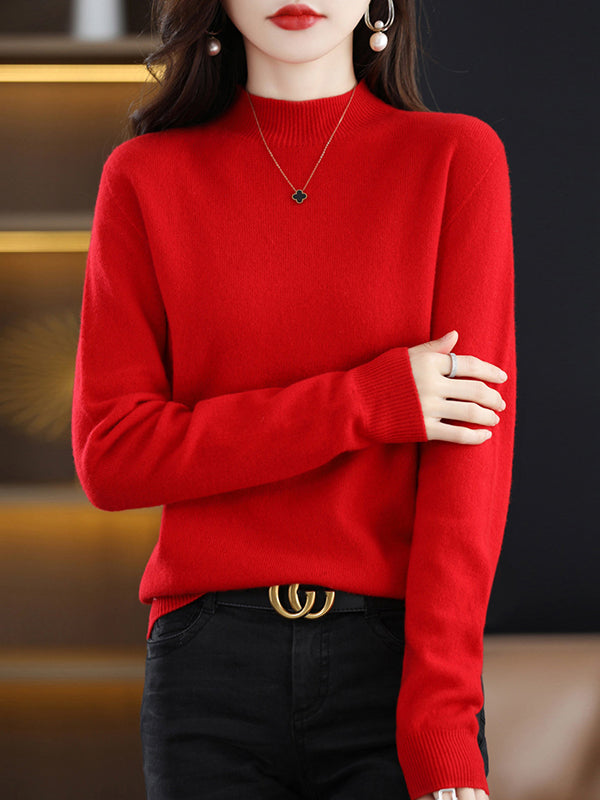 Vera Luxe High-Neck Sweater