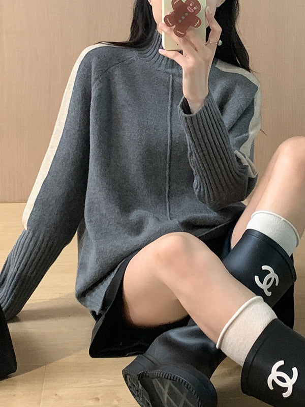 Vale Contour High-Neck Sweater