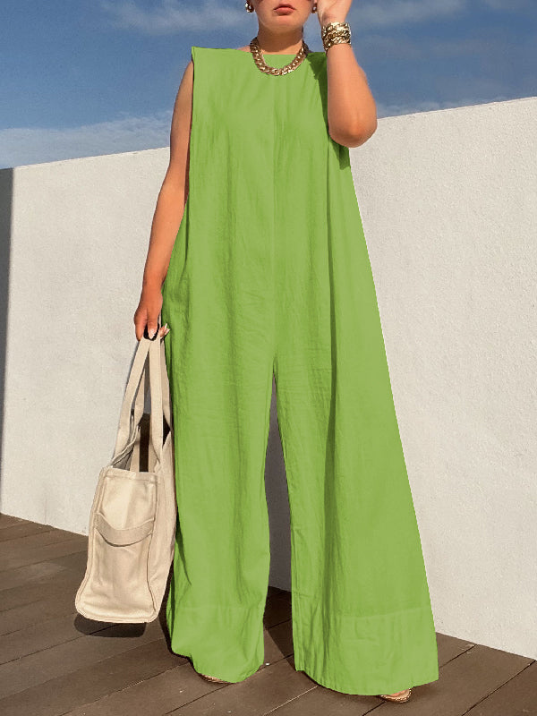 Vera Cade Wide-Leg Jumpsuit