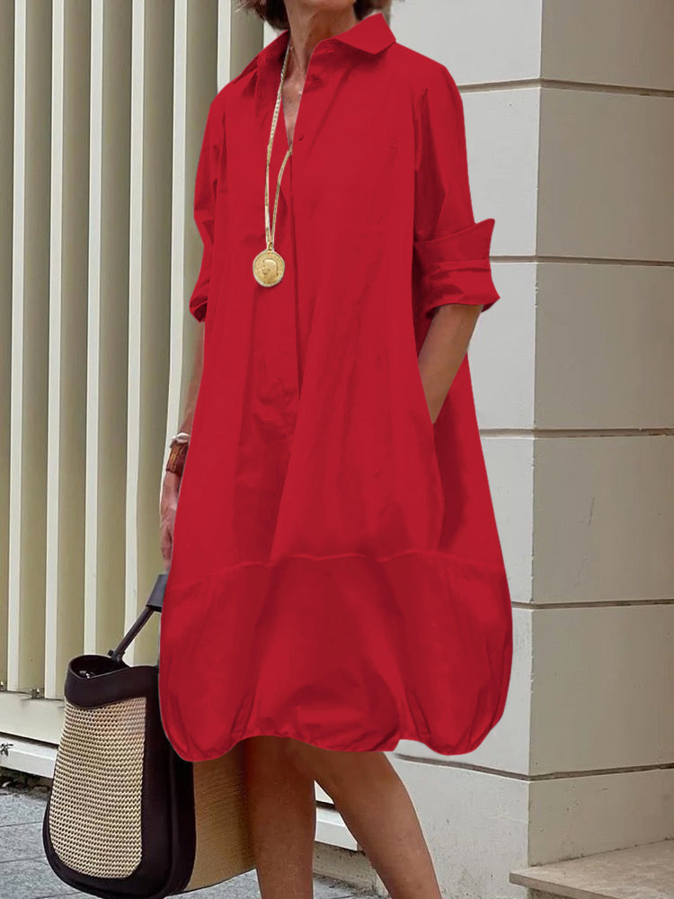 Vale Midtown Elegance Shirt Dress