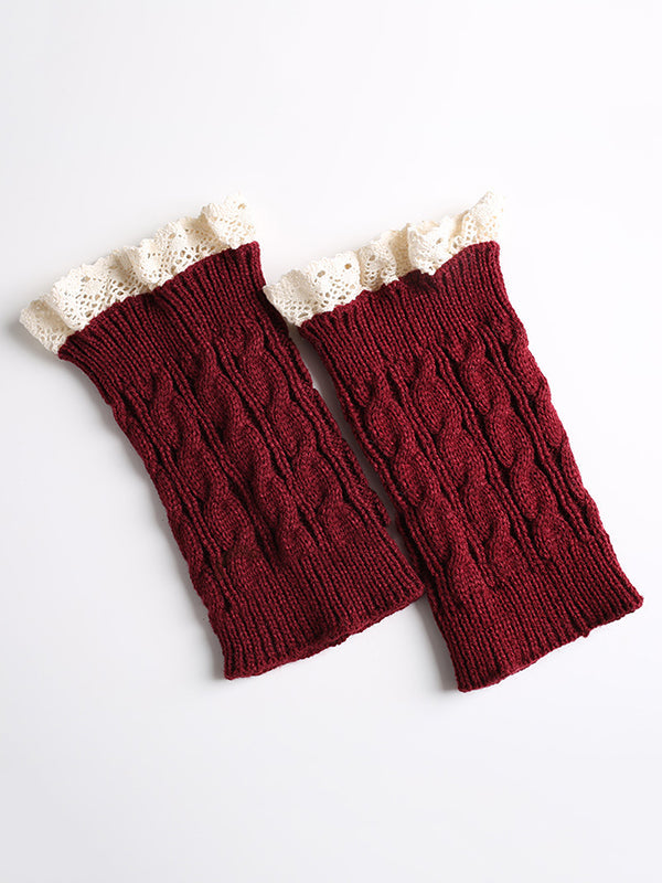 Vale Cozy Jacquard Knit Stockings