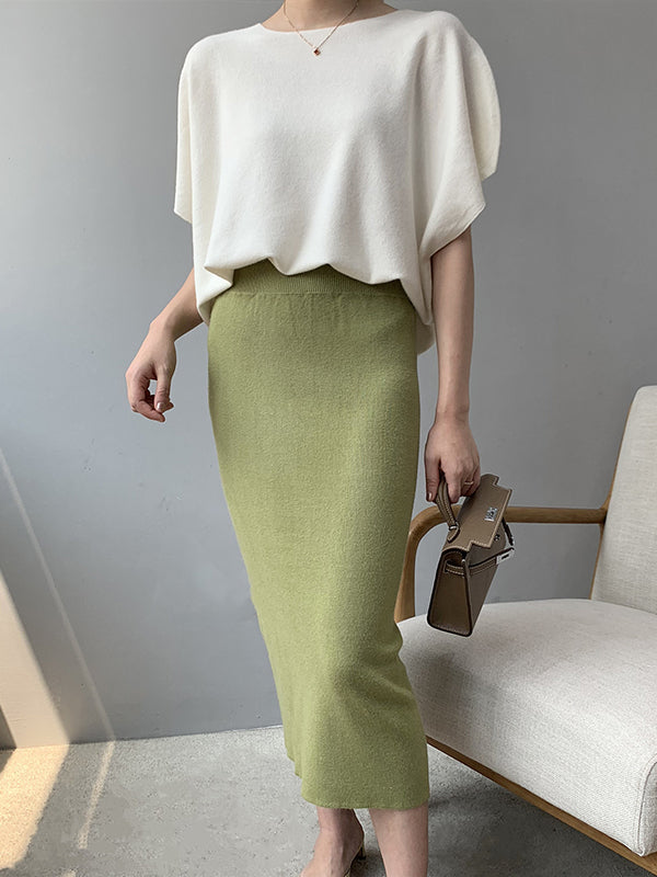 Vale Off-Shoulder Knit Pullover
