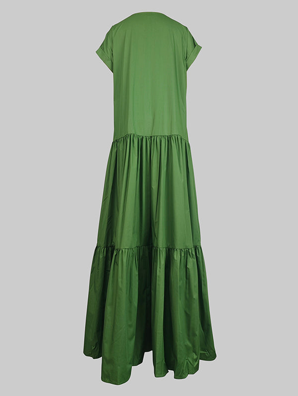 Vera Serenity Pleat Maxi Dress