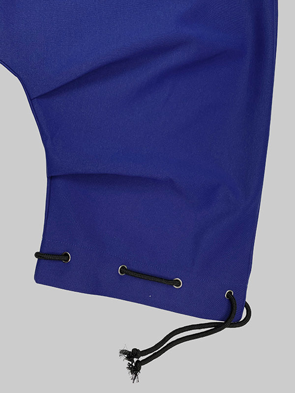 Loose Puff Sleeves Asymmetric Split-Joint Zipper Stand Collar Outerwear