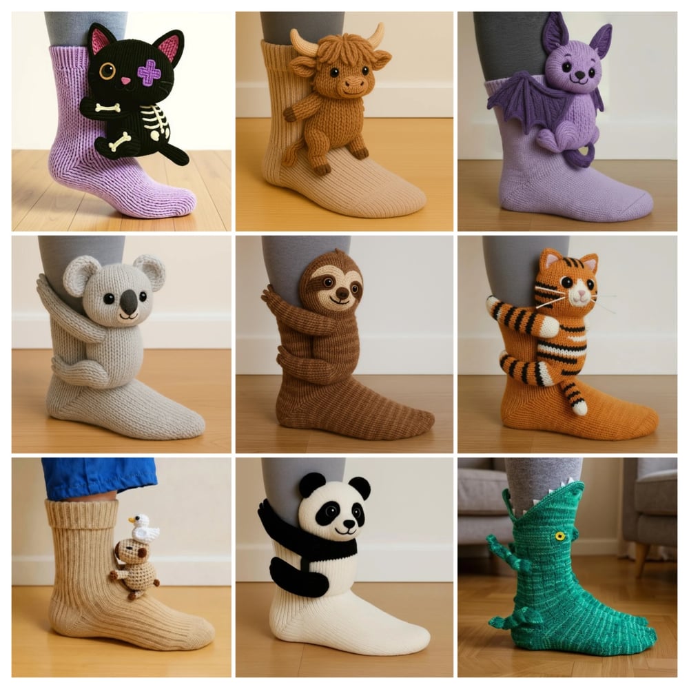 Vera®- Cozy Animal Knit Socks