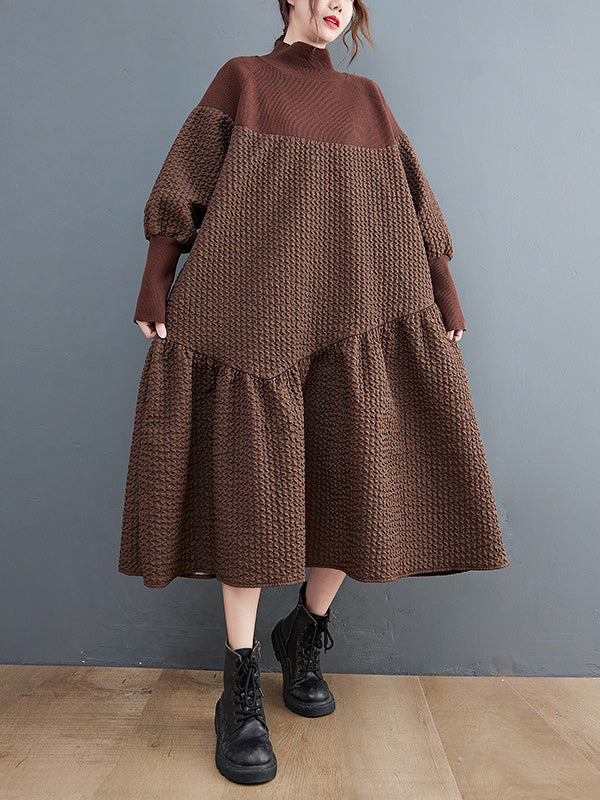 Vale Adrienne Jacquard Sweater Dress