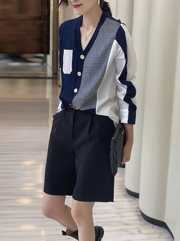 Vera Elodie Contrast Cardigan