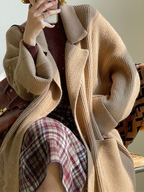 Vale Marais Wool Drape Coat