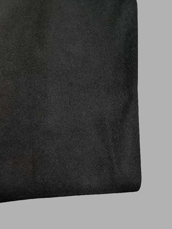 Long Sleeves Loose Solid Color Collarless Woolen Coat