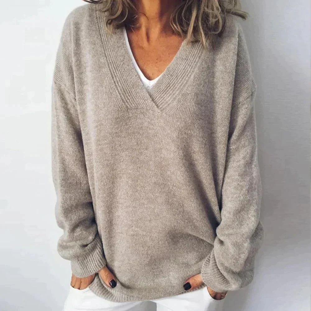 Vera® –  Chunky Knit Cashmere Sweater