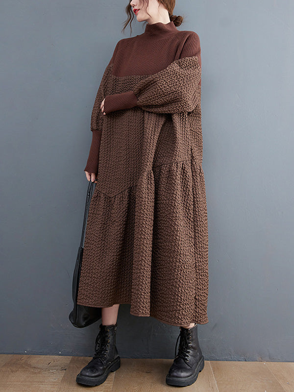 Vale Adrienne Jacquard Sweater Dress